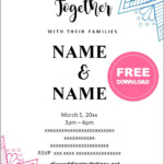 Free Printable Indian Wedding Invitations Templates Wedding Invitations