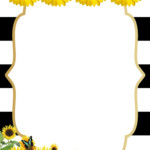 FREE Printable Sunflower Birthday Invitation Templates Download