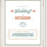 Free Wedding Hashtag Posters EWedding