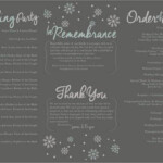 Free Wedding Program Templates 9 Free PSD Vector AI EPS Format