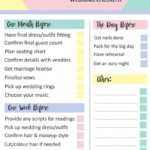 GEOMETRIC FREE PRINTABLE LAST MINUTE WEDDING CHECKLIST Bespoke Bride