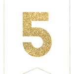 Gold Free Printable Banner Letters Paper Trail Design