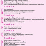 How To Plan A Wedding The Ultimate Checklist For Brides to be In 2020