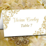 Items Similar To DIY Wedding Place Card Template Printable Tent Escort