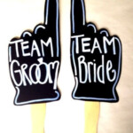 Items Similar To TEAM Bride Team Groom Photo Props With Writing Already