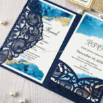 Marsala Wedding Invitations Burgundy Lace Laser Cut Bridal Shower