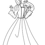 Printable Barbie Princess Coloring Pages For Kids