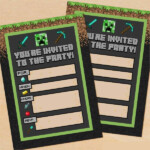 Printable Party Invitations 9 Free PSD Vector AI EPS Format