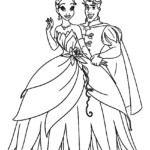 Printable Princess Tiana Coloring Pages For Kids