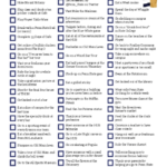 Senior Year Bucket List Template Printable Pdf Download