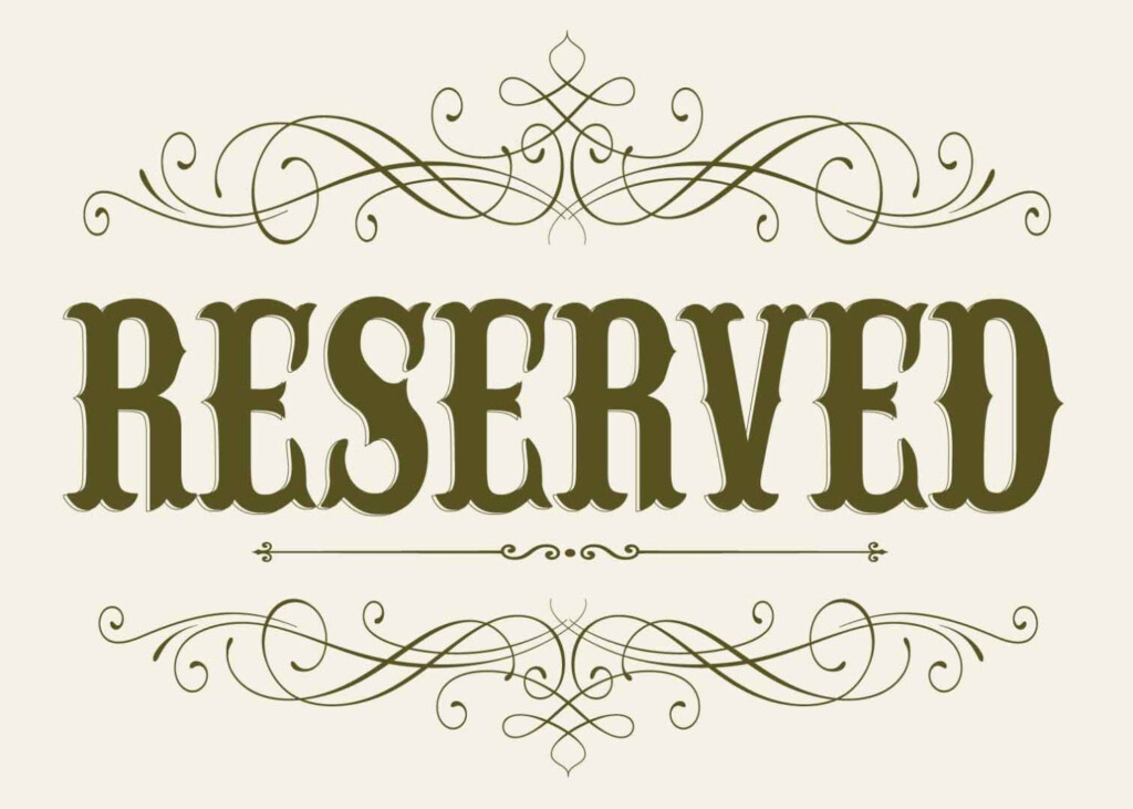 The Best Printable Reserved Sign Roy Blog