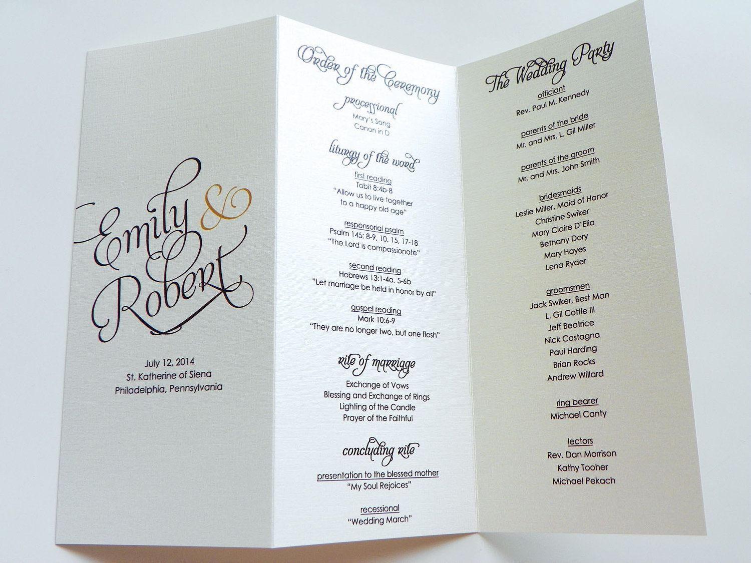 The Extraordinary Tri Fold Wedding Programs Template Free Mahre