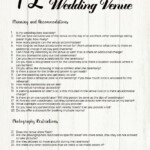 The Ultimate Checklist 72 Questions To Ask Your Wedding Venue