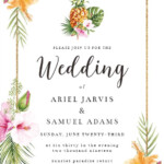Tropical Pineapple Wedding Invitation Template Greetings Island