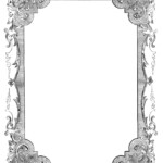 Vintage Clip Art Romantic Frames Christmas Colors The Graphics Fairy