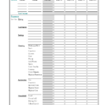 Wedding Budget Worksheet Template Db excel