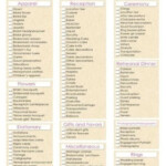 Wedding Checklist Short Engagement Brides 30 Ideas Ultimate Wedding