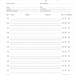 Wedding Guest List Template 9 Free Word Excel PDF Documents