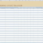 Wedding Guest List Template Wedding Guest List