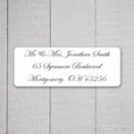 Wedding Invitation Address Labels Template Luxury Wedding Invitation Re