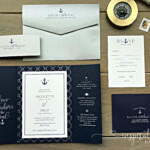 Wedding Invitations Nautical Classic Elegant Yacht Club Etsy