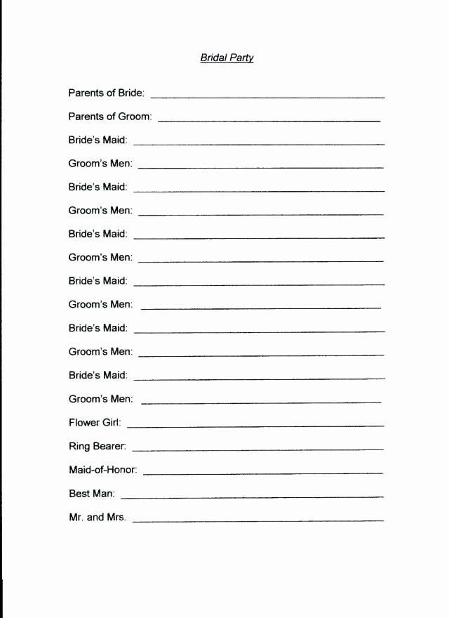 Wedding Shot List Template New Wedding Party List Template Checklist Wedding Shot List Template New Wedding Party List Template Checklist