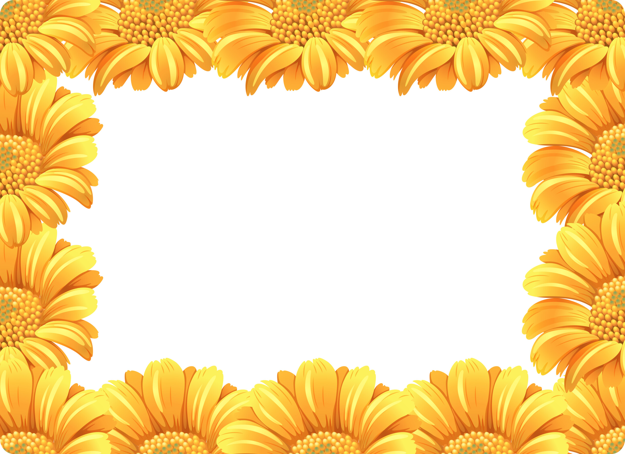 Yellow Daisy Flower Border 589123 Vector Art At Vecteezy Yellow Daisy Flower Border 589123 Vector Art At Vecteezy